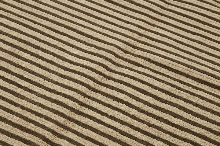 7x9 Hand-Knotted Wool Oushak Rug - 47699