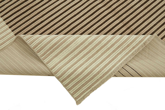 7x9 Hand-Knotted Wool Oushak Rug - 47699