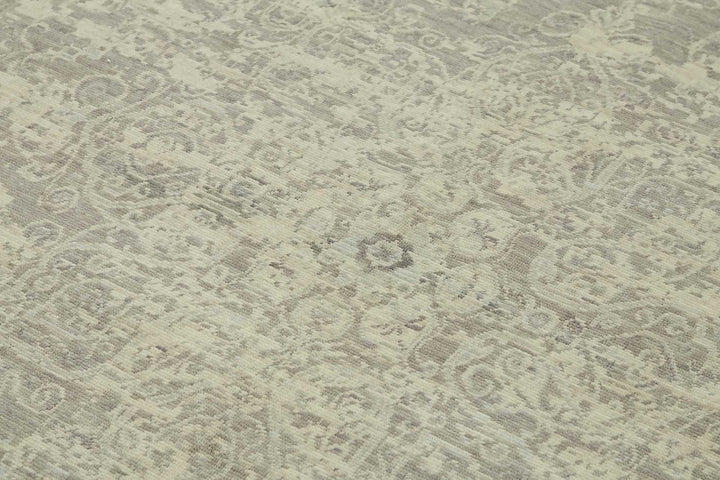 7x10 Hand-Knotted Wool Oushak Rug - 47701
