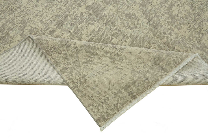 7x10 Hand-Knotted Wool Oushak Rug - 47701