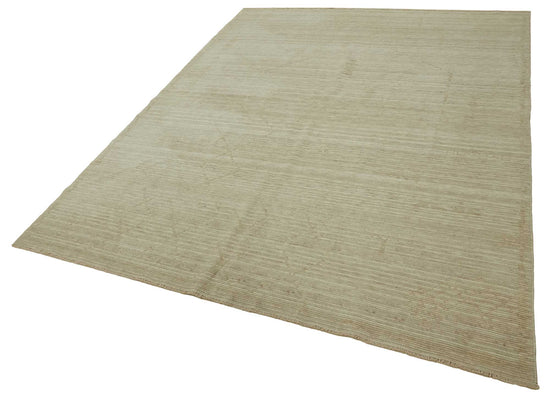 7x10 Hand-Knotted Wool Oushak Rug - 47702