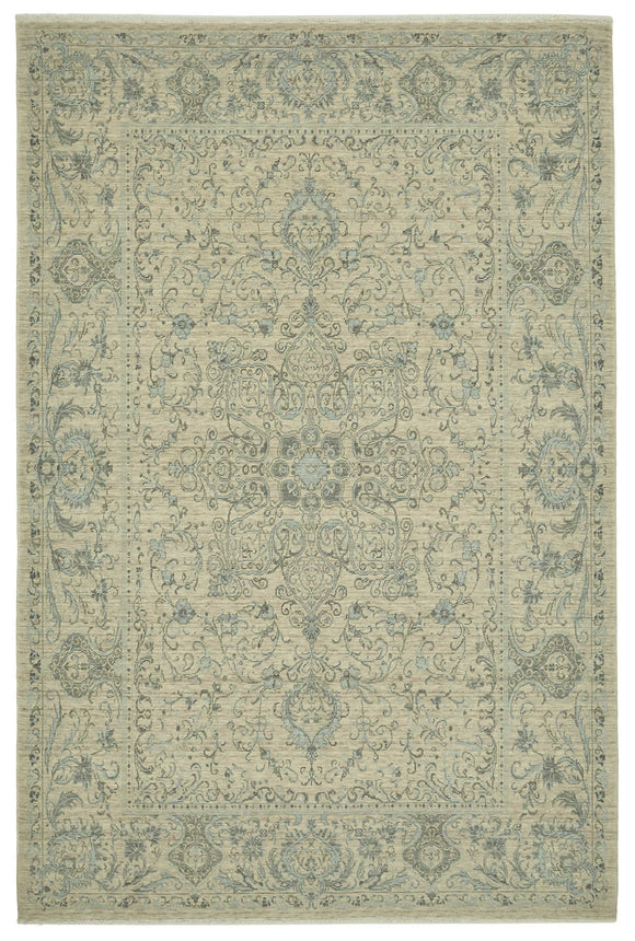 6x10 Hand-Knotted Wool Oushak Rug - 47703