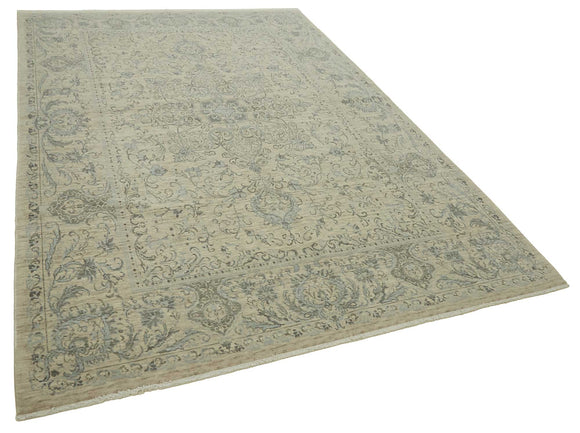 6x10 Hand-Knotted Wool Oushak Rug - 47703