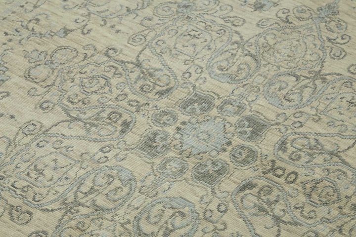 6x10 Hand-Knotted Wool Oushak Rug - 47703