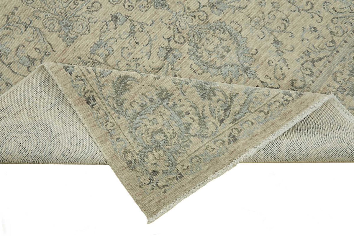 6x10 Hand-Knotted Wool Oushak Rug - 47703