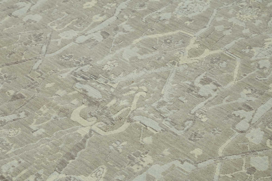 7x10 Hand-Knotted Wool Oushak Rug - 47704