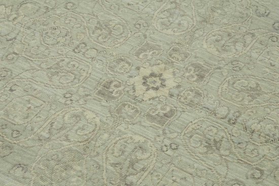 7x10 Hand-Knotted Wool Oushak Rug - 47706