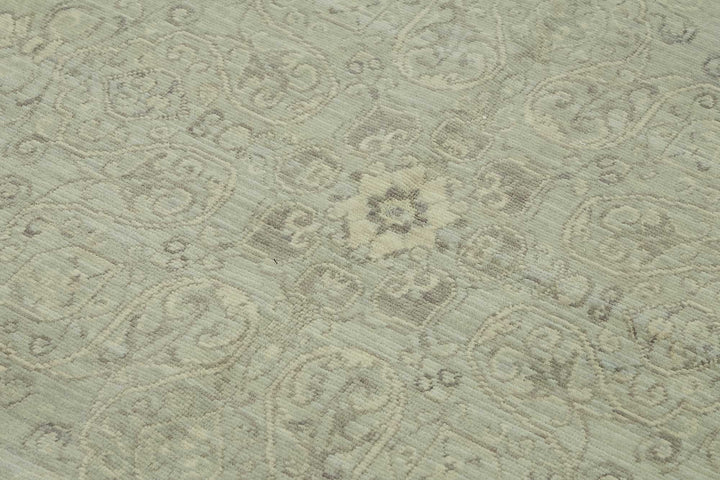 7x10 Hand-Knotted Wool Oushak Rug - 47706