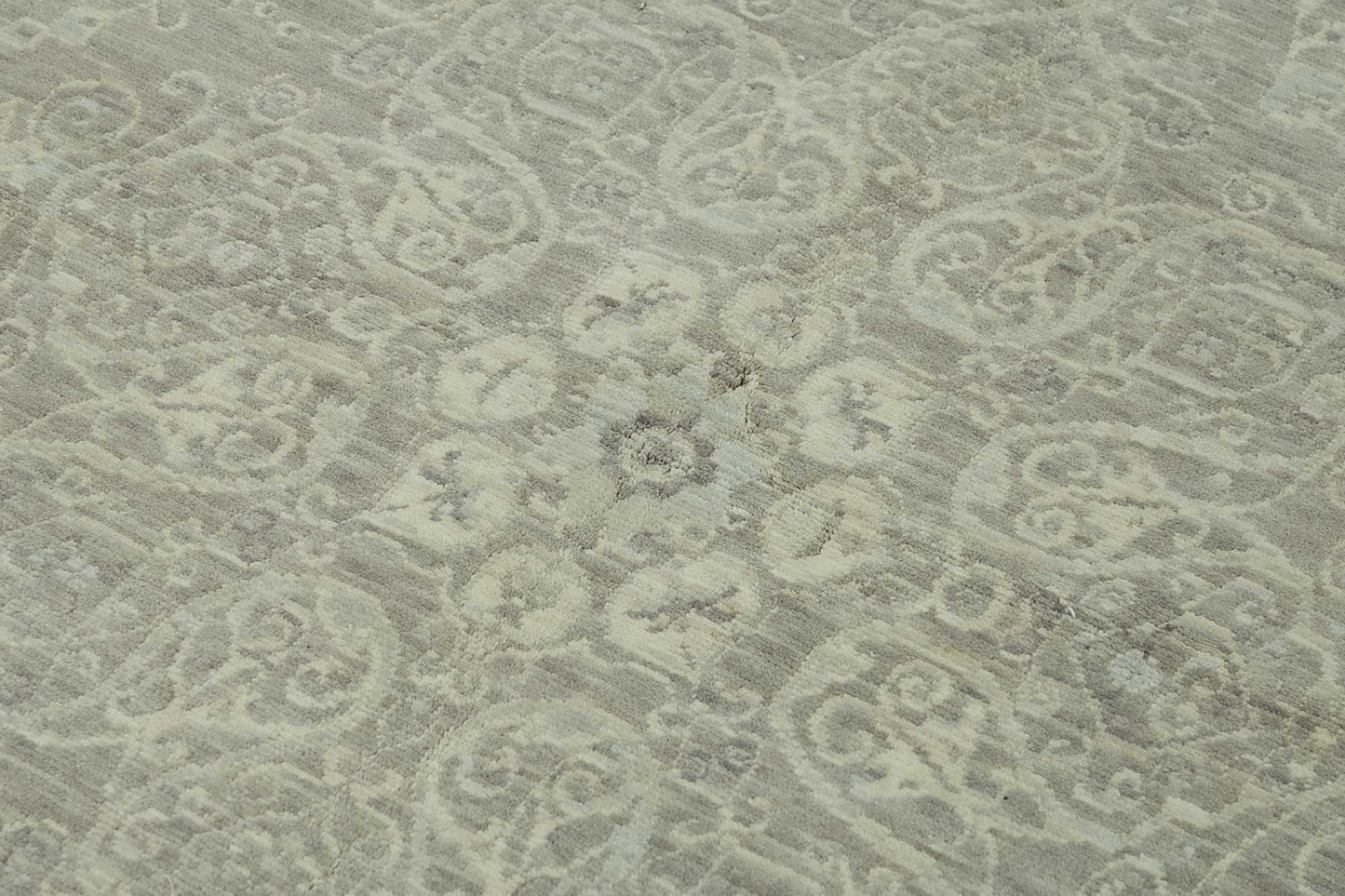 7x10 Hand-Knotted Wool Oushak Rug - 47708