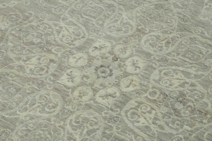 7x10 Hand-Knotted Wool Oushak Rug - 47708