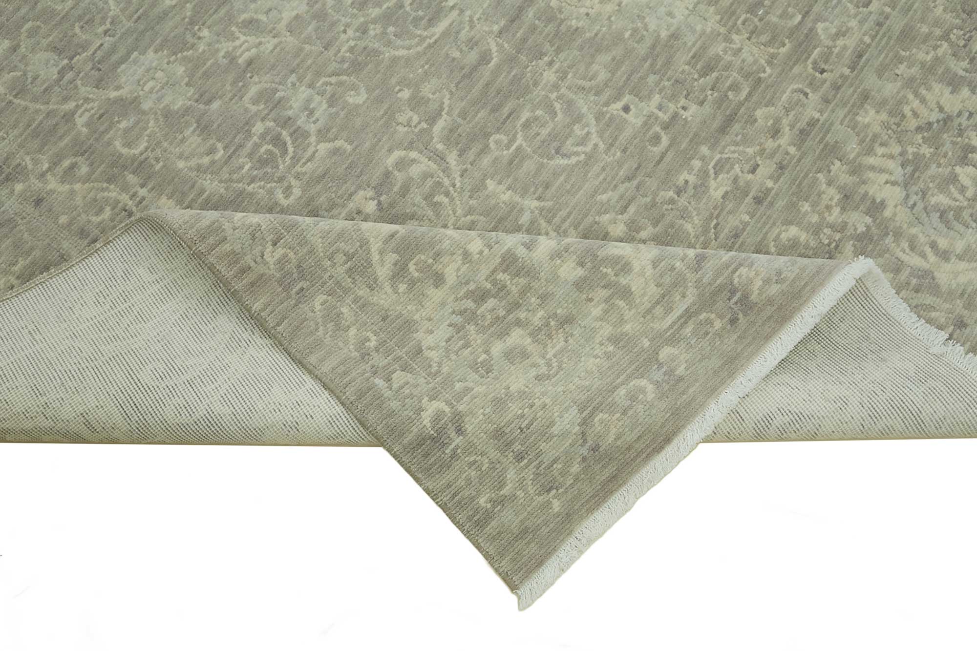 7x10 Hand-Knotted Wool Oushak Rug - 47708