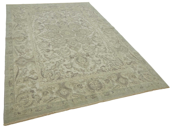 6x10 Hand-Knotted Wool Oushak Rug - 47709