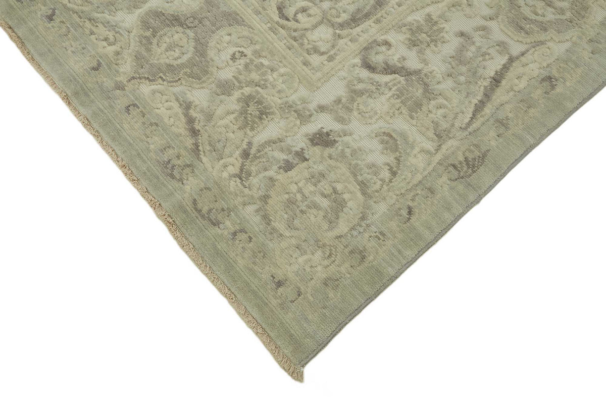6x10 Hand-Knotted Wool Oushak Rug - 47709