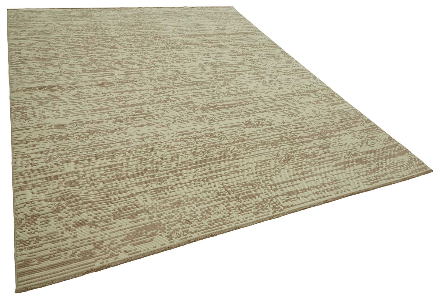 8x10 Hand-Knotted Wool Oushak Rug - 47711