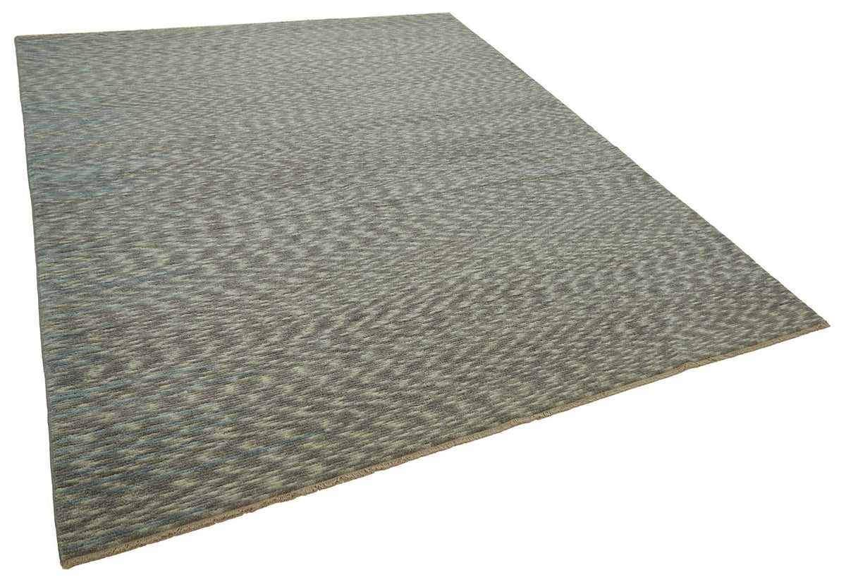 8x10 Hand-Knotted Wool Oushak Rug - 47712