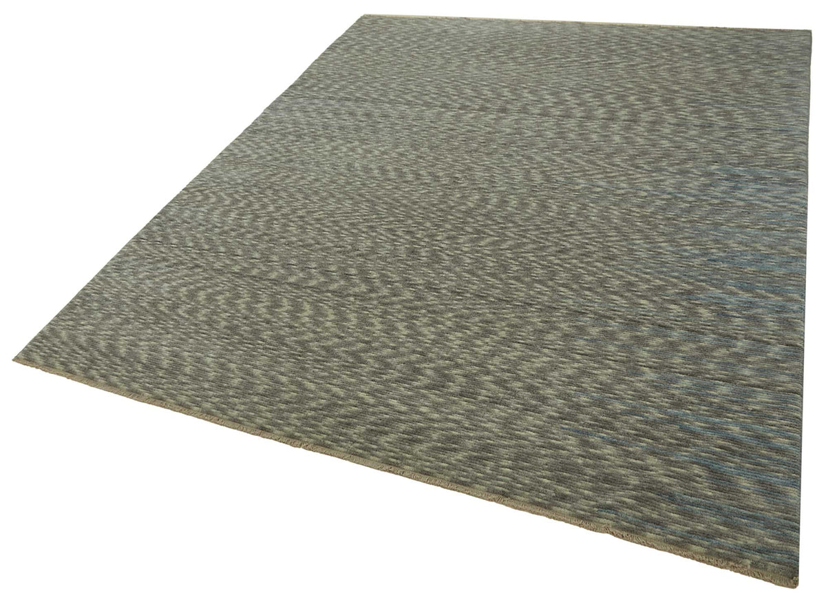 8x10 Hand-Knotted Wool Oushak Rug - 47712