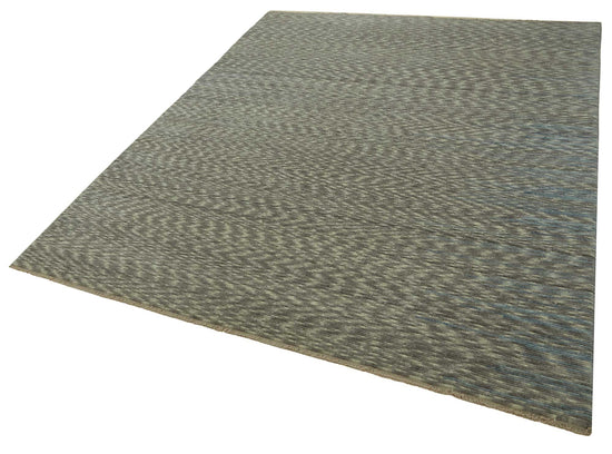 8x10 Hand-Knotted Wool Oushak Rug - 47712