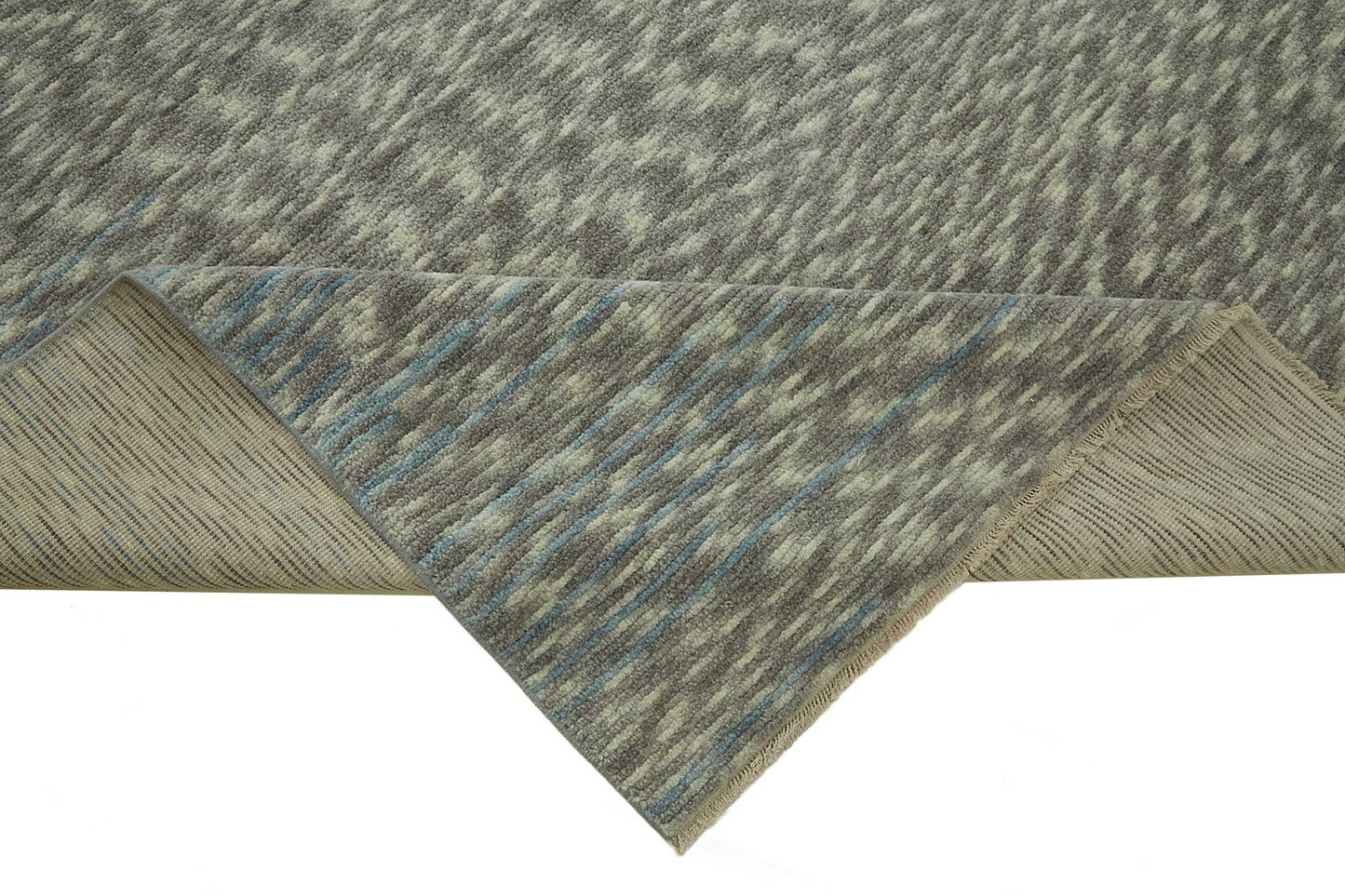 8x10 Hand-Knotted Wool Oushak Rug - 47712