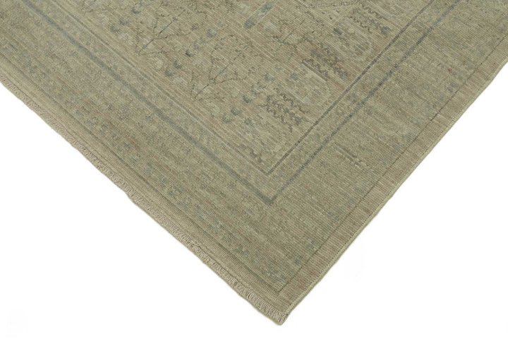 7x10 Hand-Knotted Wool Oushak Rug - 47713