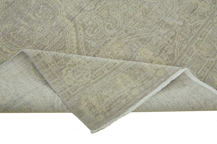 8x10 Hand-Knotted Wool Oushak Rug - 47714