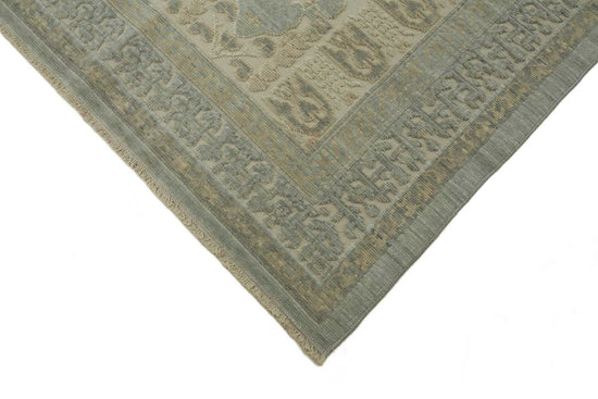 8x11 Hand-Knotted Wool Oushak Rug - 47716