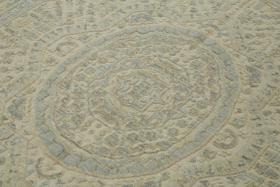 8x11 Hand-Knotted Wool Oushak Rug - 47716