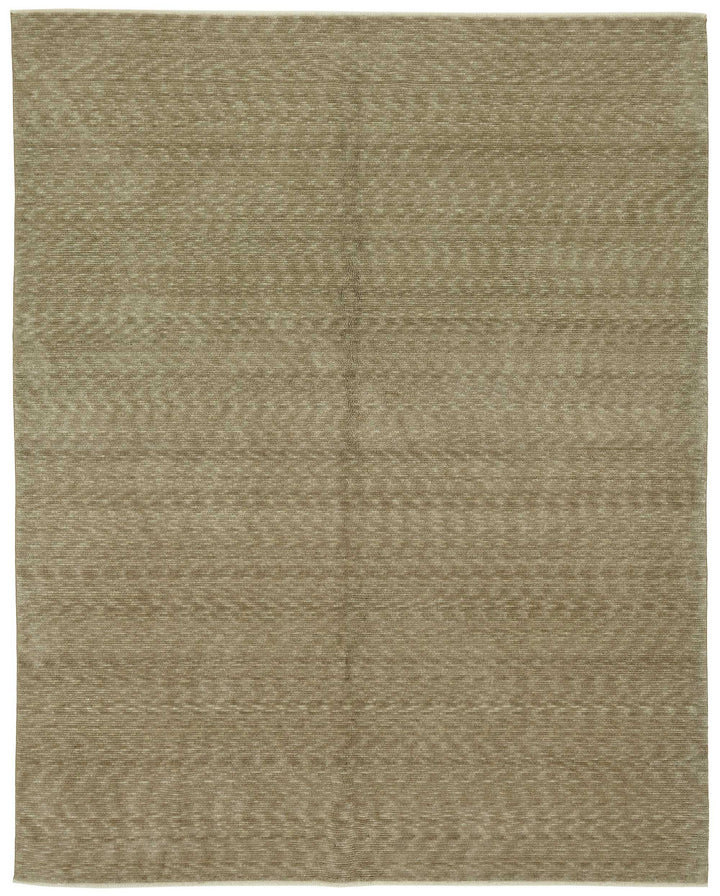 8x10 Hand-Knotted Wool Oushak Rug - 47718