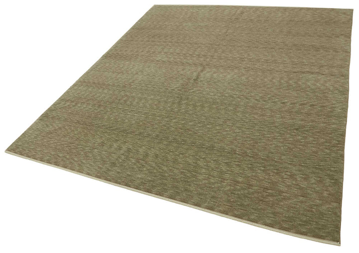 8x10 Hand-Knotted Wool Oushak Rug - 47718