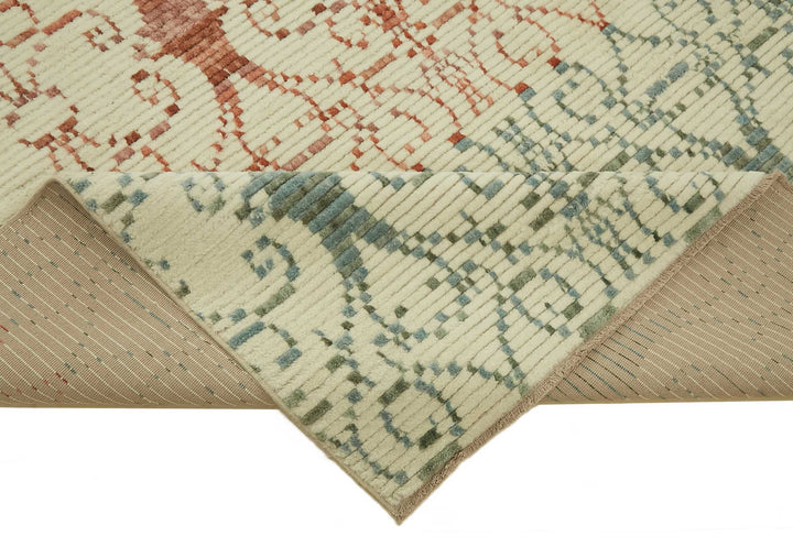 8x11 Hand-Knotted Wool Oushak Rug - 47721