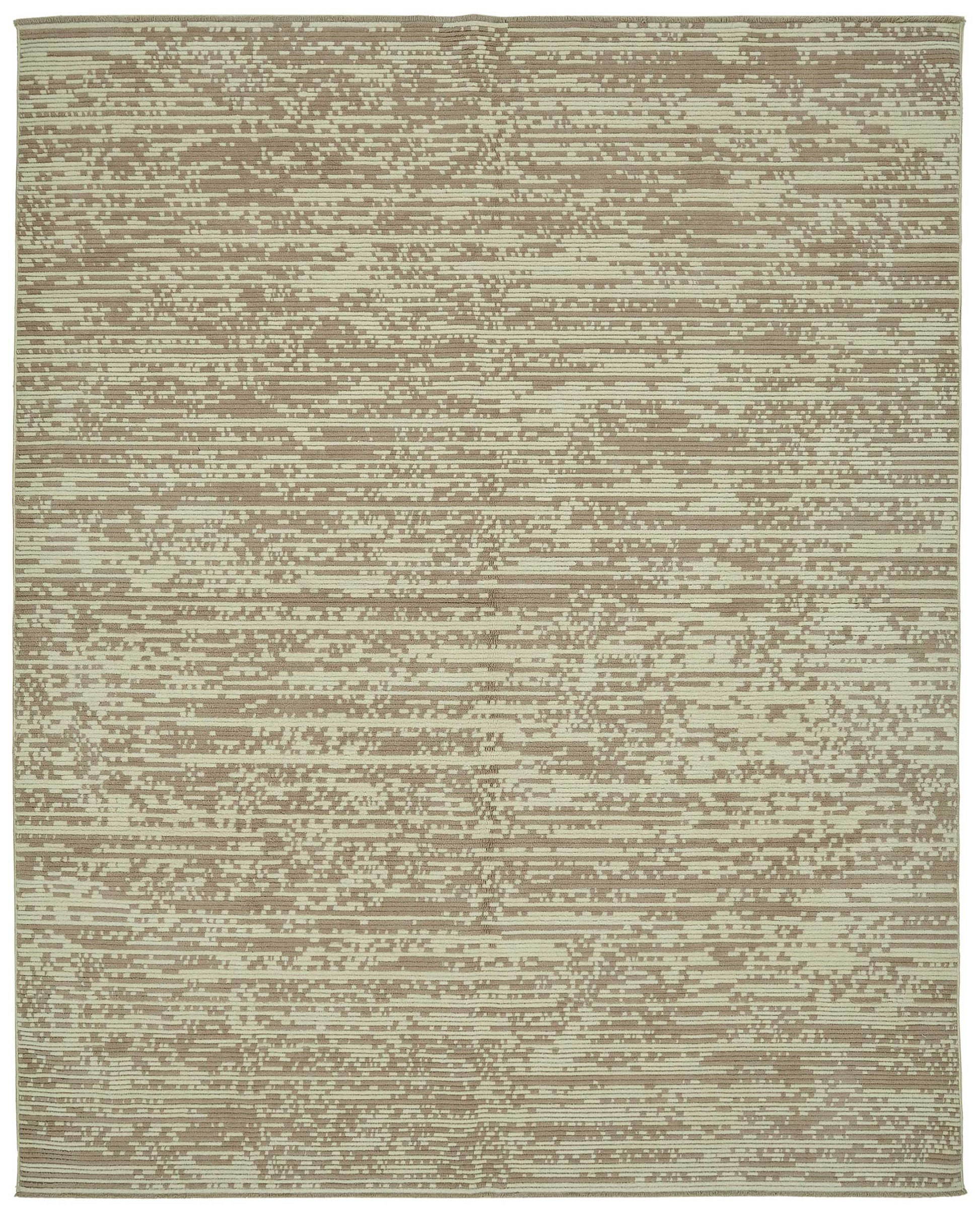 8x10 Hand-Knotted Wool Oushak Rug - 47723