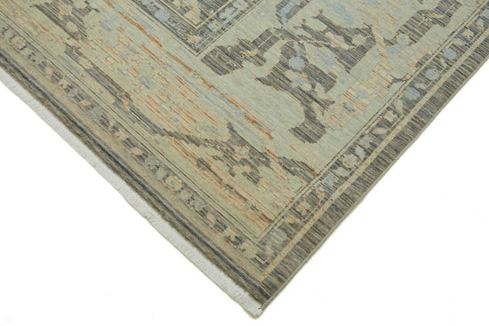 8x11 Hand-Knotted Wool Oushak Rug - 47725