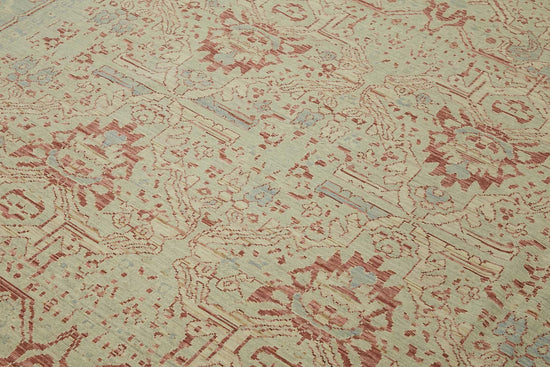 8x11 Hand-Knotted Wool Oushak Rug - 47728