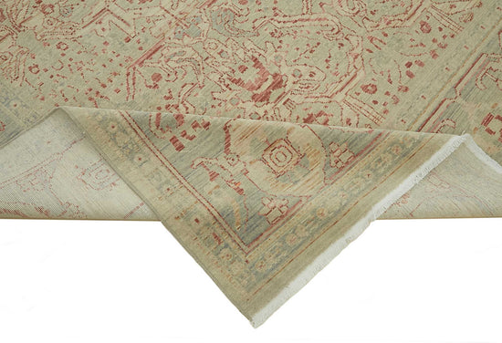 8x11 Hand-Knotted Wool Oushak Rug - 47728