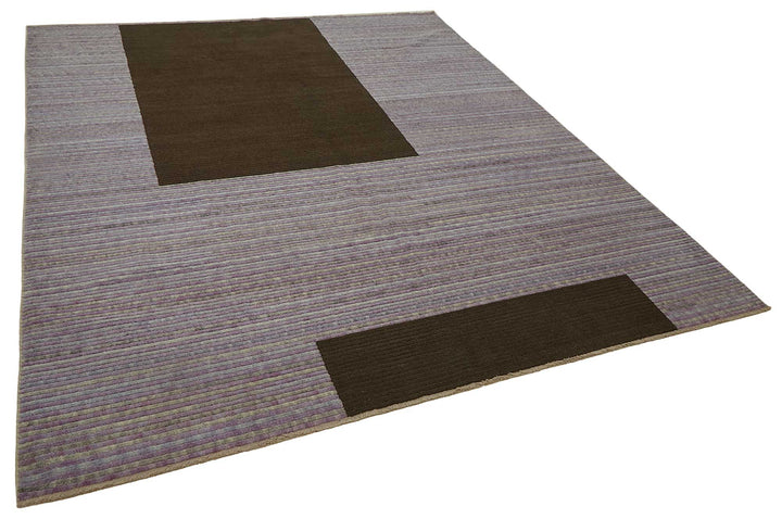 8x10 Hand-Knotted Wool Oushak Rug - 47729