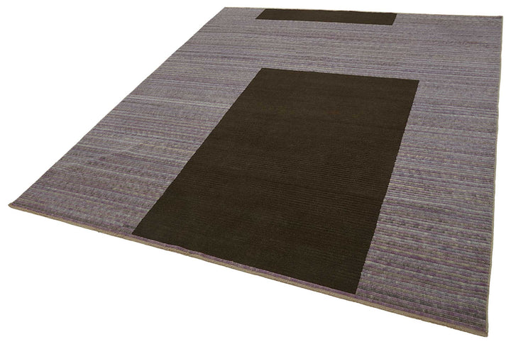 8x10 Hand-Knotted Wool Oushak Rug - 47729