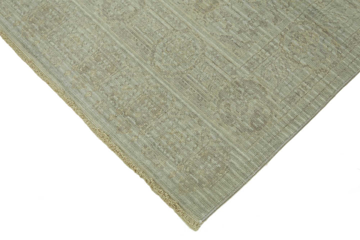 8x10 Hand-Knotted Wool Oushak Rug - 47730