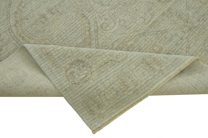 8x10 Hand-Knotted Wool Oushak Rug - 47730