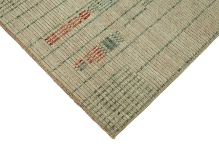 8x10 Hand-Knotted Wool Oushak Rug - 47741