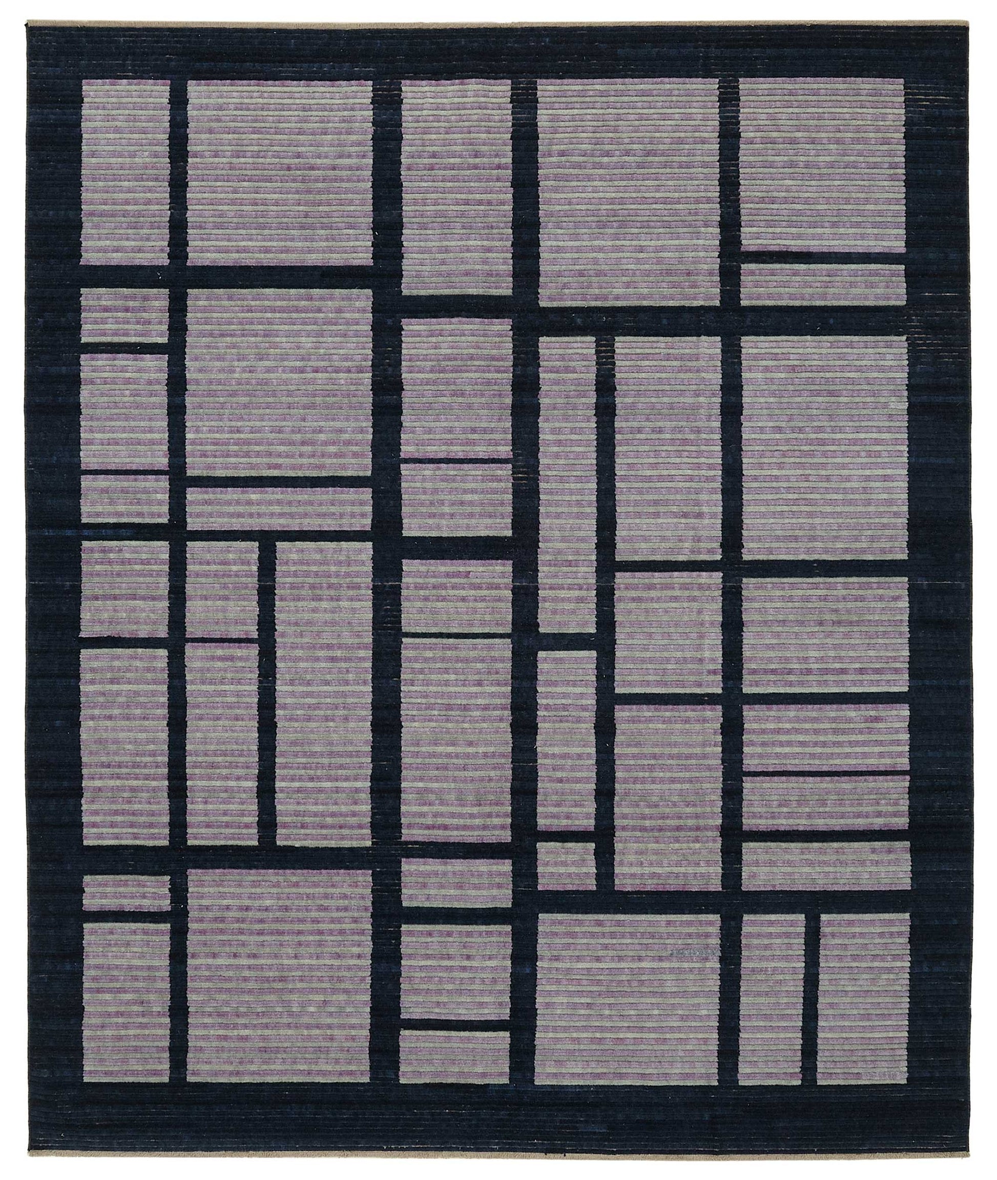 8x9 Hand-Knotted Wool Oushak Rug - 47745
