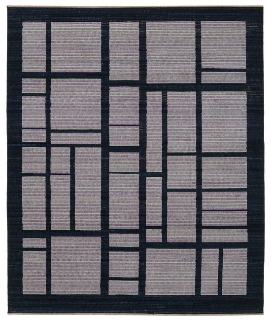 8x9 Hand-Knotted Wool Oushak Rug - 47745