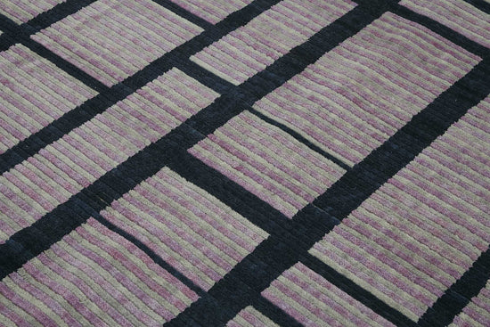 8x9 Hand-Knotted Wool Oushak Rug - 47745