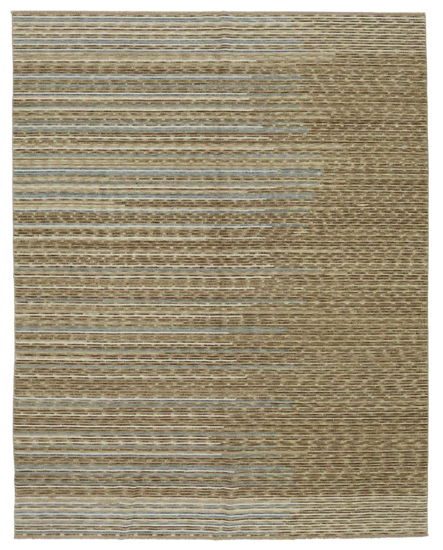 8x10 Hand-Knotted Wool Oushak Rug - 47746