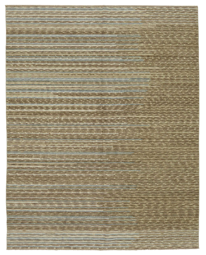 8x10 Hand-Knotted Wool Oushak Rug - 47746