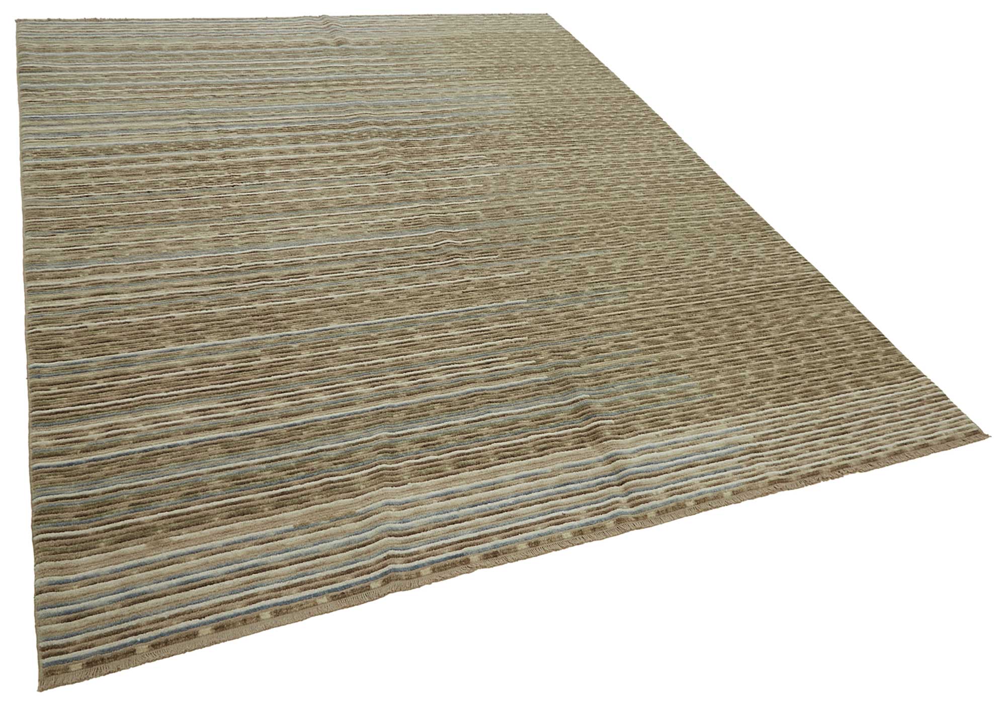 8x10 Hand-Knotted Wool Oushak Rug - 47746