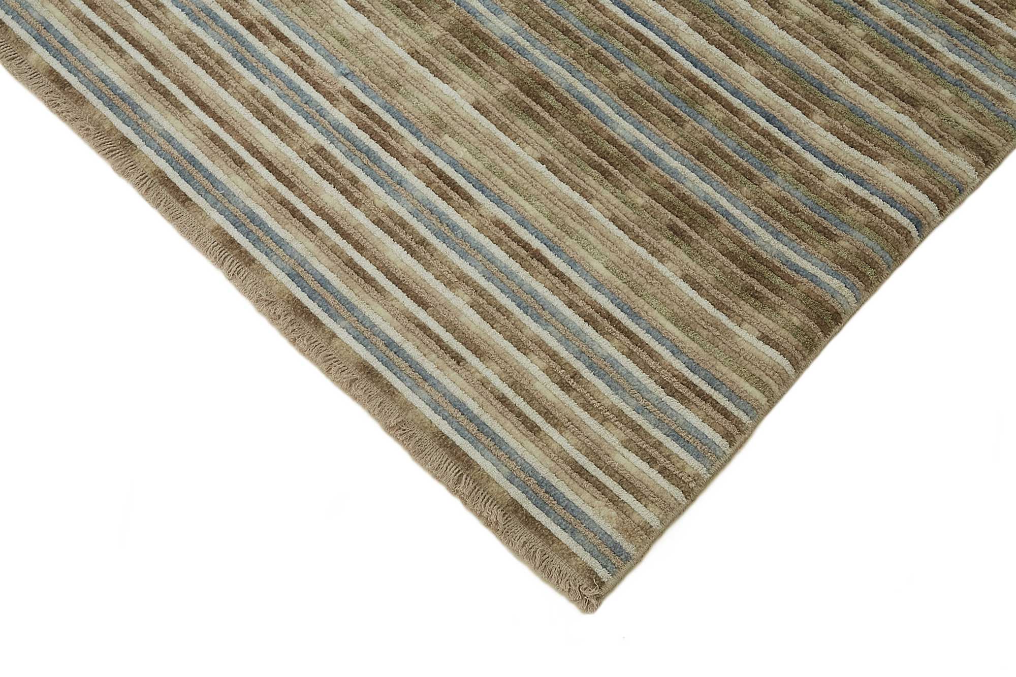8x10 Hand-Knotted Wool Oushak Rug - 47746
