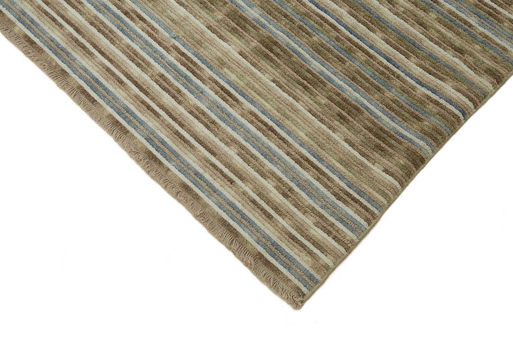8x10 Hand-Knotted Wool Oushak Rug - 47746