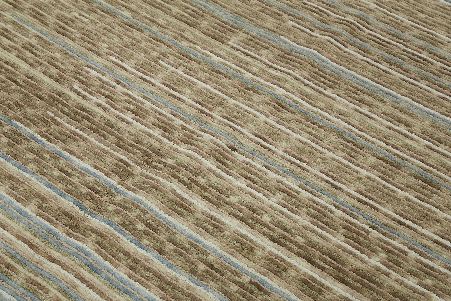 8x10 Hand-Knotted Wool Oushak Rug - 47746