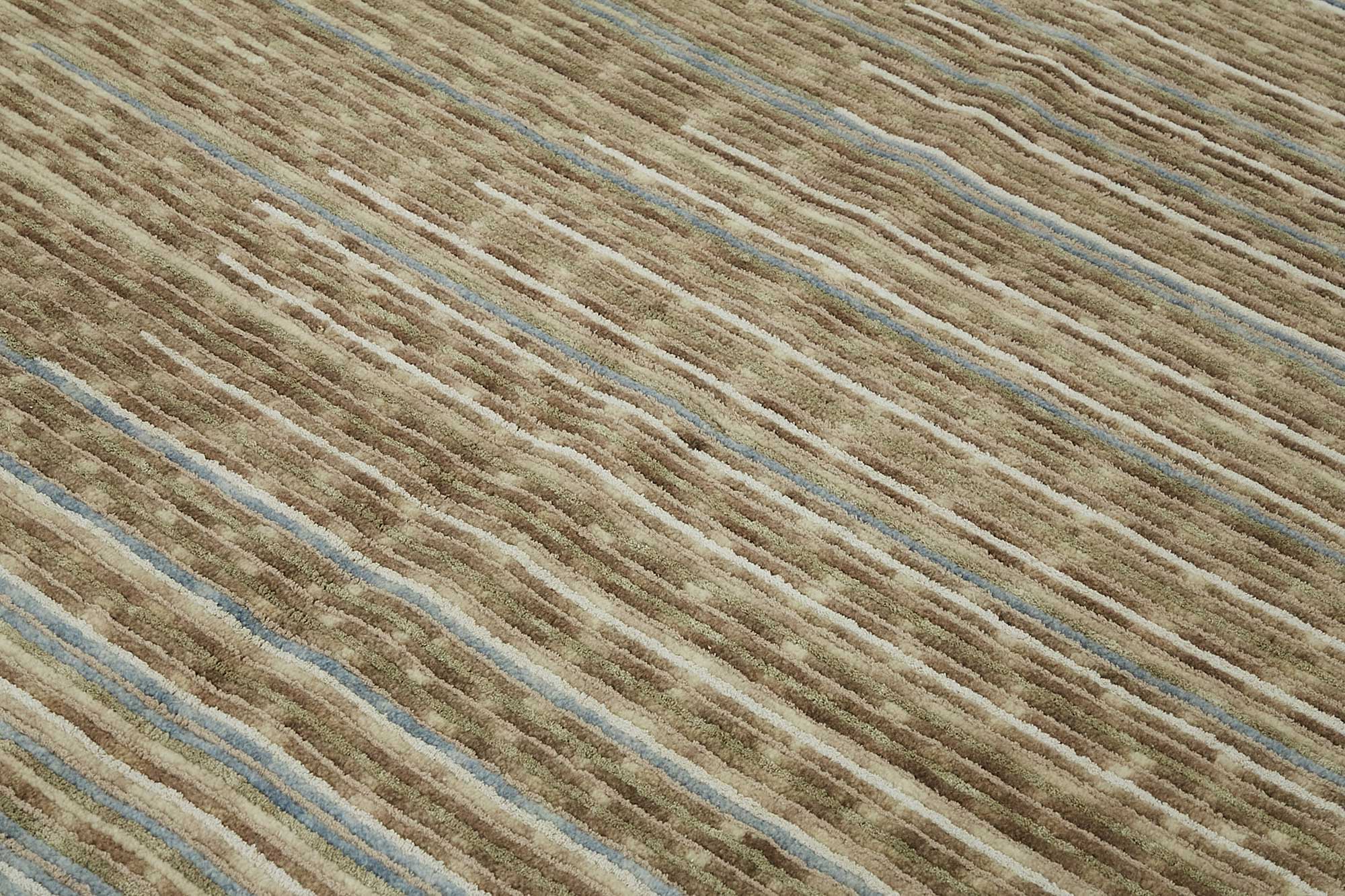 8x10 Hand-Knotted Wool Oushak Rug - 47746