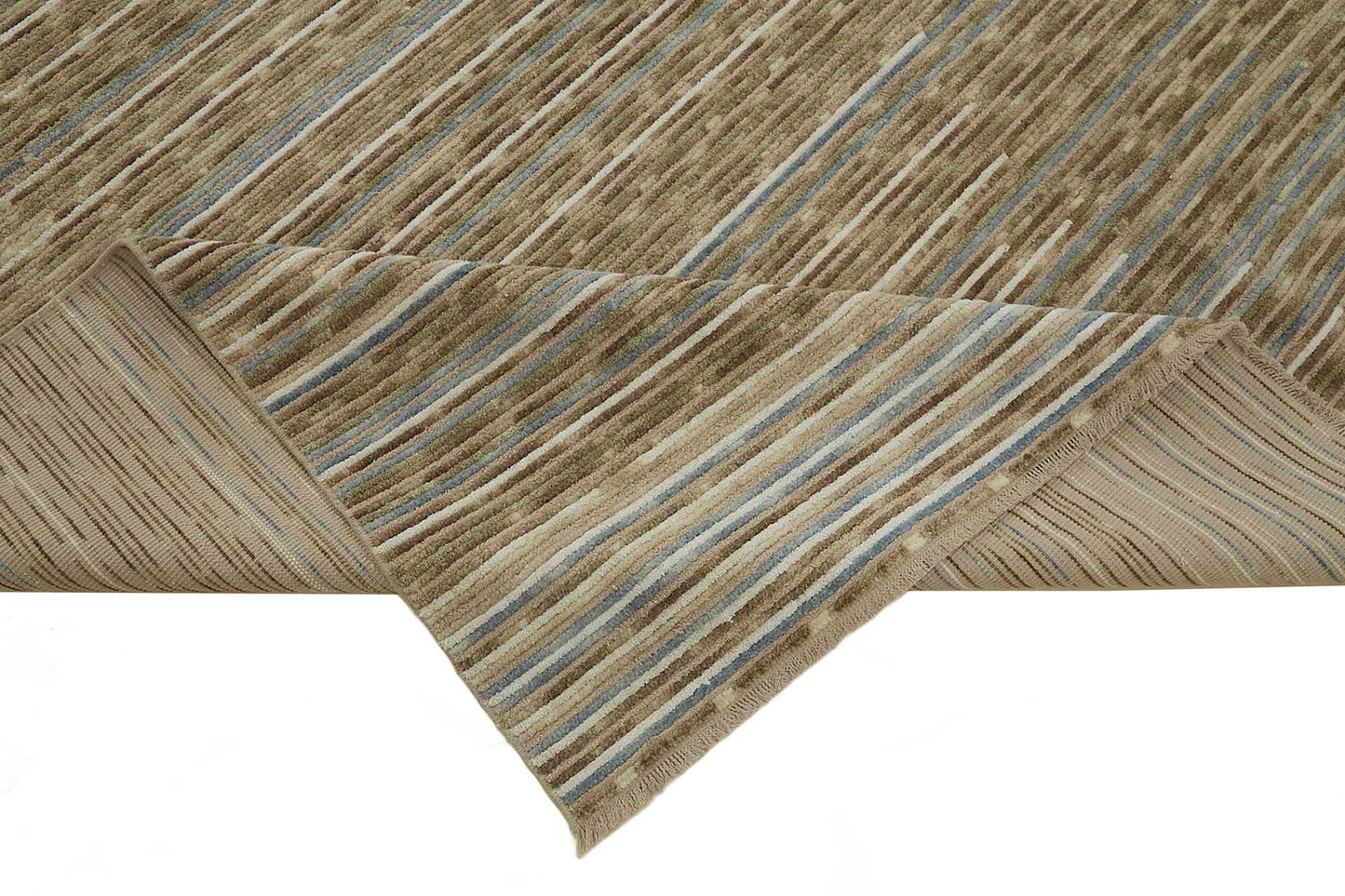 8x10 Hand-Knotted Wool Oushak Rug - 47746