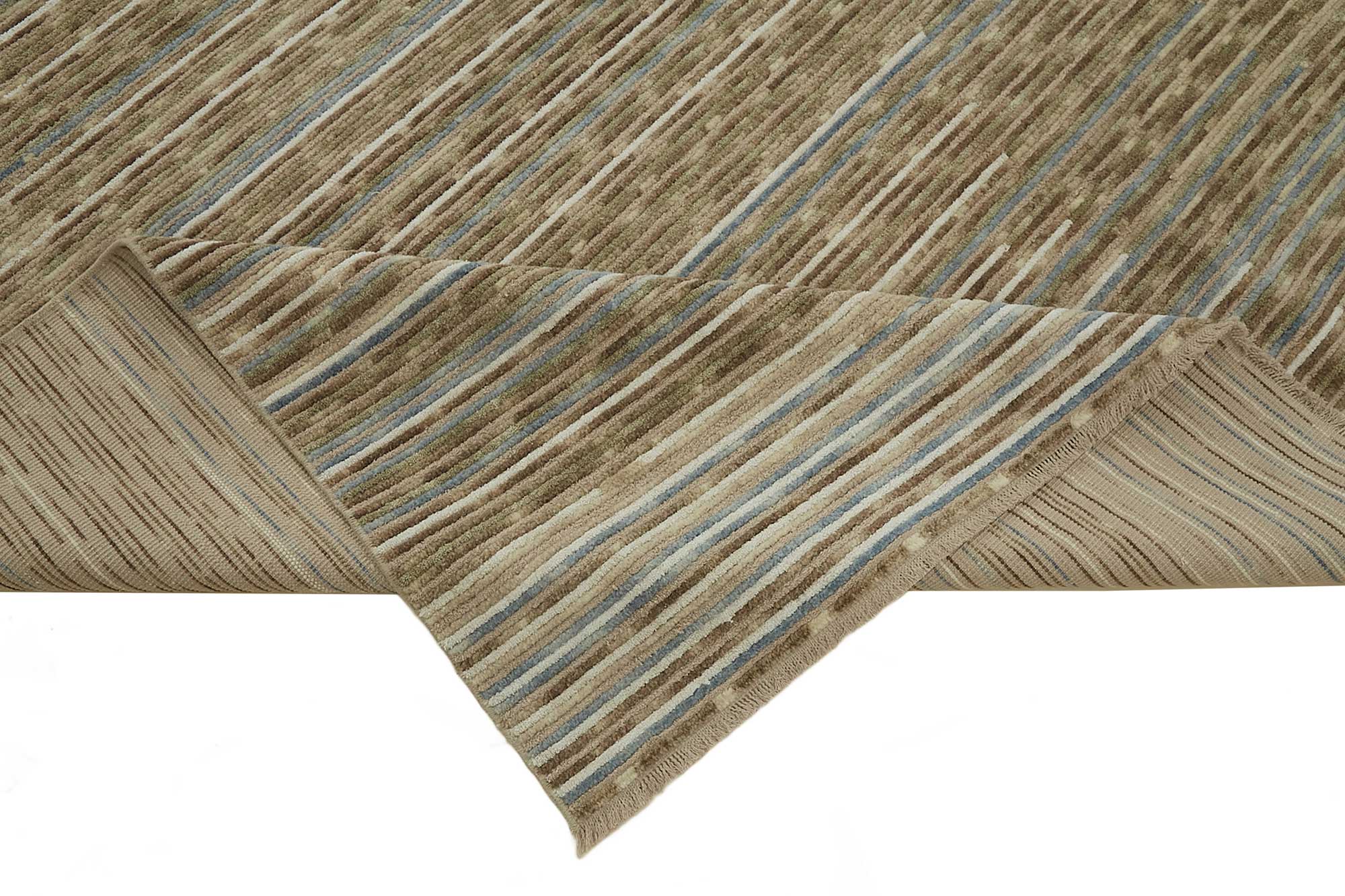 8x10 Hand-Knotted Wool Oushak Rug - 47746